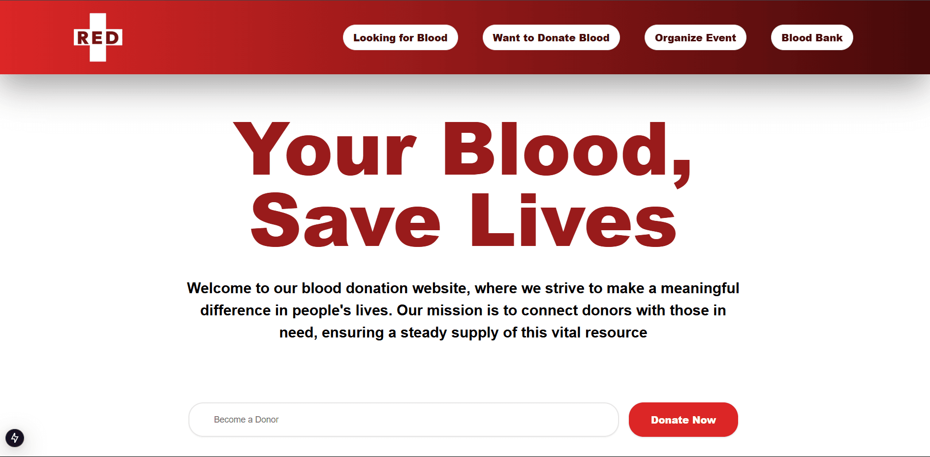 Red+ : Your Blood, On Demand